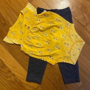 12mo yellow springtime set from Carter’s